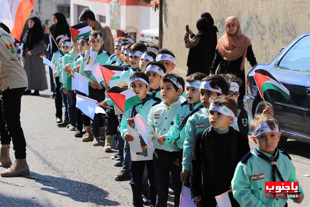 طيردبا : مسيرة كشفية بمناسبة يوم القدس 