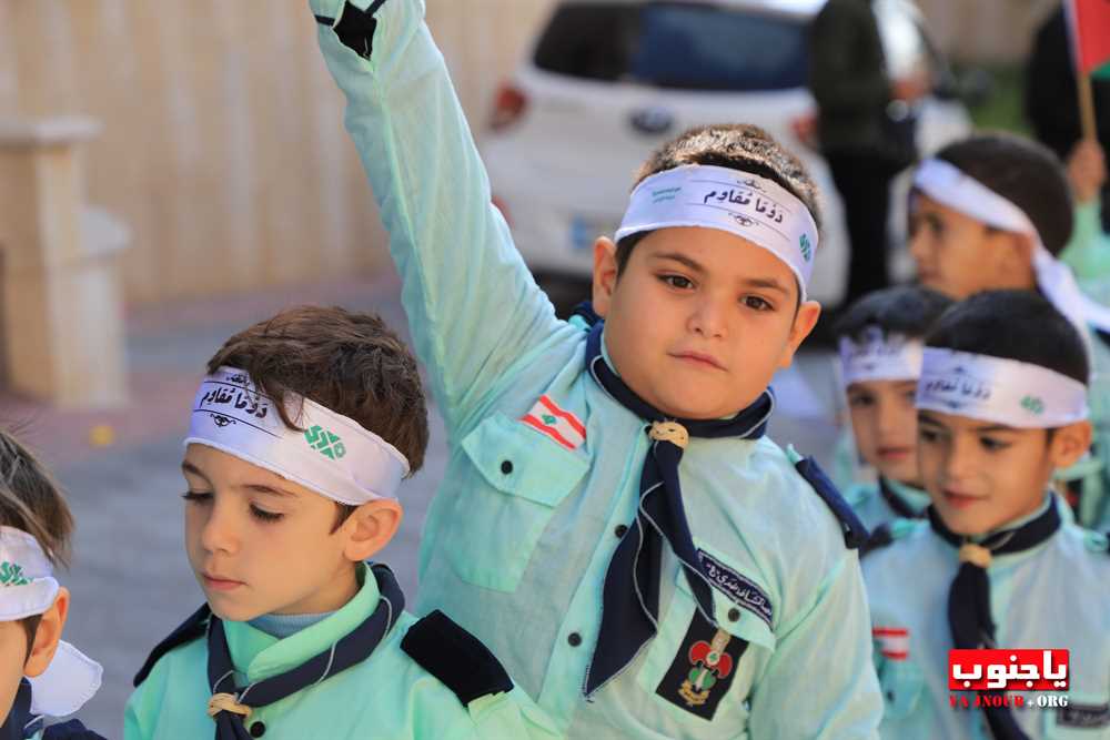 طيردبا : مسيرة كشفية بمناسبة يوم القدس 