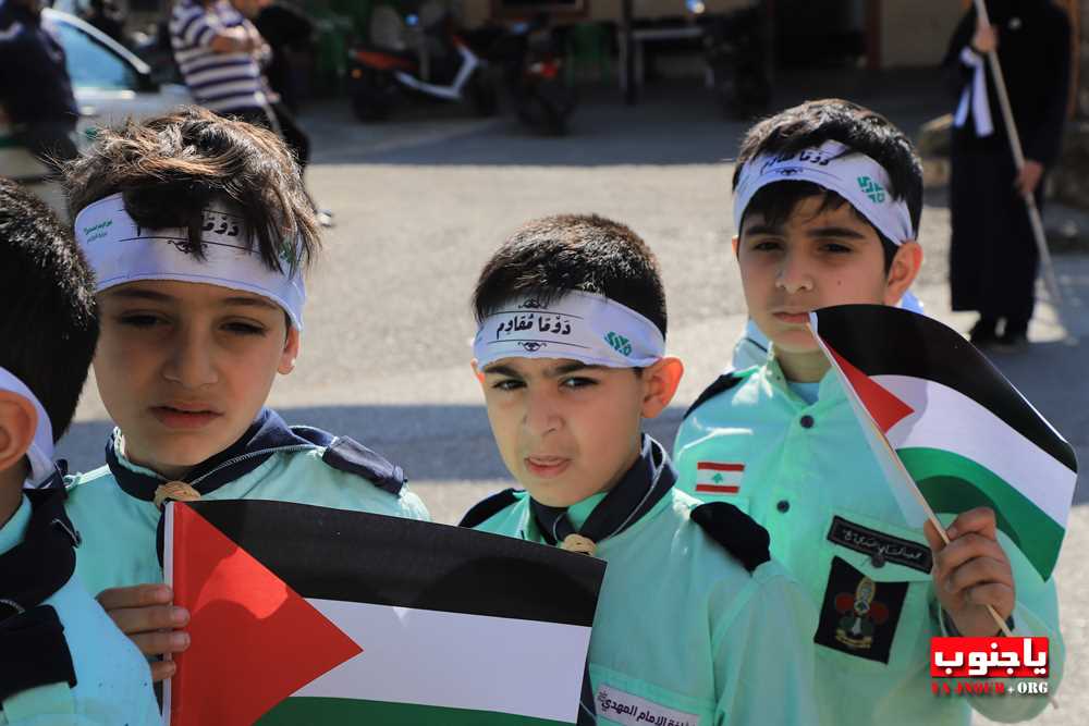 طيردبا : مسيرة كشفية بمناسبة يوم القدس 