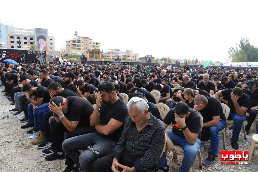 بالصور  عشرات الآلاف لبوا نداء الامام الحسين في مدينة صور في العاشر من محرم _ المجلس العاشورائي  موقع ياجنوب.أورغ ٢٠٢٣/١٤٤ Wissam Hassan ????