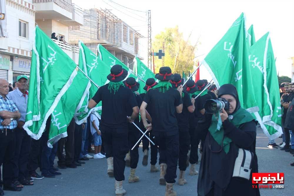 عاشوراء : مسيرة حسينية حاشدة في بلدة عدلون الجنوبية - وما بدلنا 