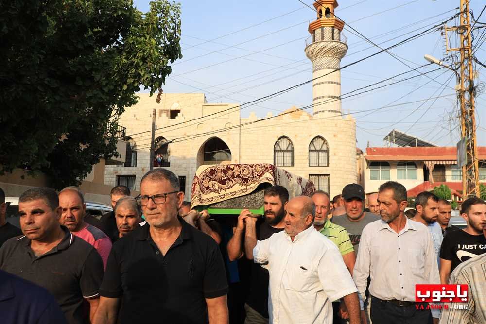 بلدة طيردبا الجنوبية شيعت عميد ال زيات الحاج محمد احمد زيات ابو قاسم الى مثواه الأخير 