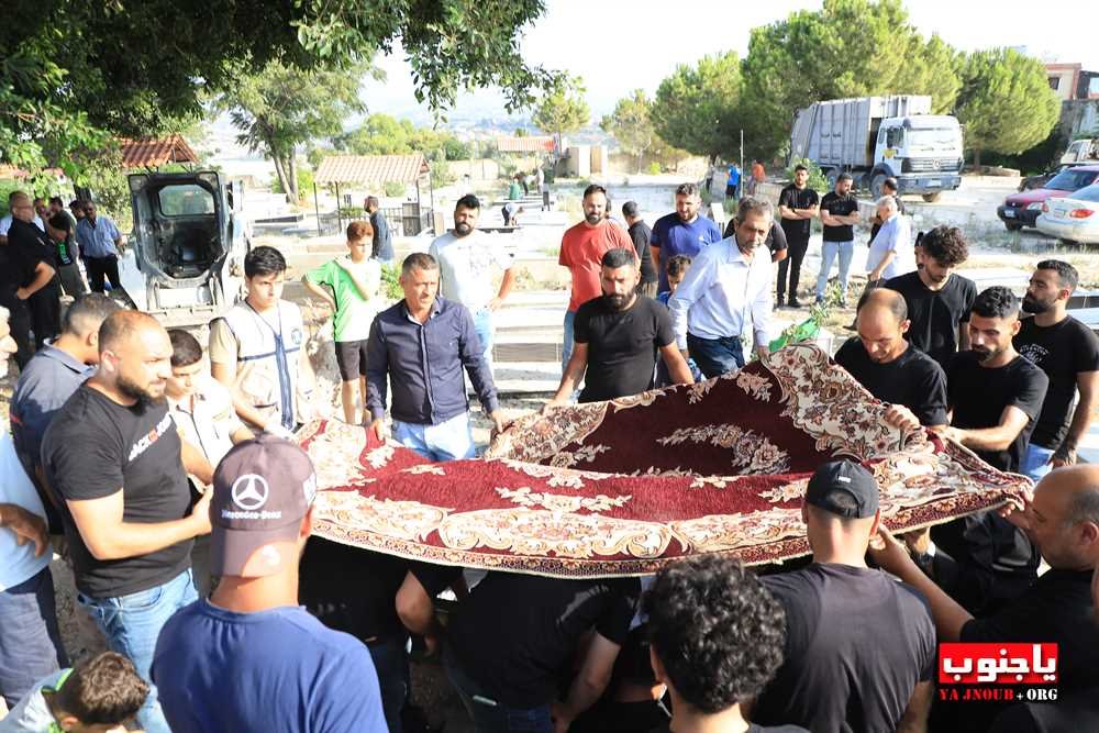 بلدة طيردبا شيعت الفقيدة الغالية المرحومة زهرة عبد الصاحب مغنية ( ام وسام ) الى مثواها الأخير 