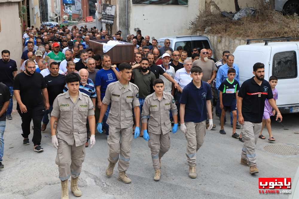 بلدة طيردبا الجنوبية شيعت الفقيد الغالي المرحوم راشد ابراهيم زيات الى مثواه الأخير