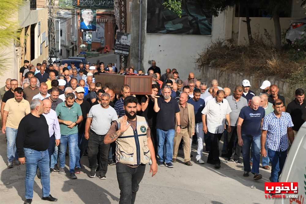 بلدة طيردبا الجنوبية شيعت الفقيد الغالي المرحوم المربي الحاج حسن عبدالكريم مغنية الى مثواه الأخير