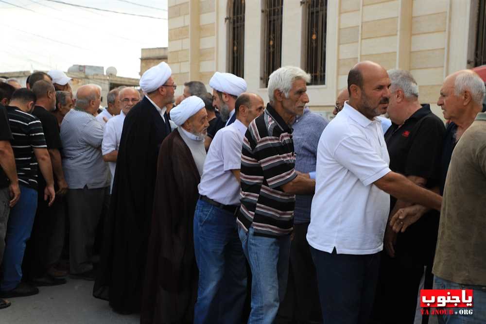 بلدة طيردبا الجنوبية شيعت الفقيد الغالي المرحوم المربي الحاج حسن عبدالكريم مغنية الى مثواه الأخير