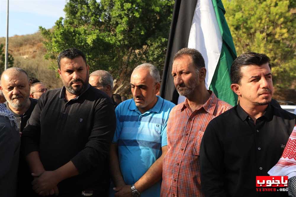 الوقفة التضامنية مع غزة في بلدة طيردبا الجنوبية 