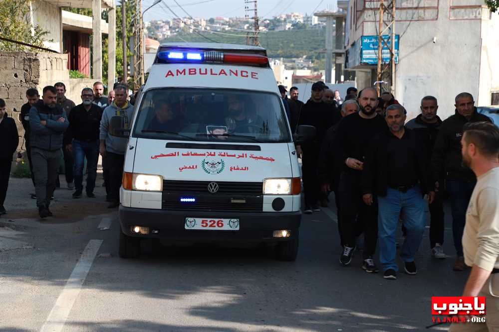 بلدة طيردبا الجنوبية شيعت الفقيدة الغالية الحاجة نايفة زيدان الى مثواها الأخير