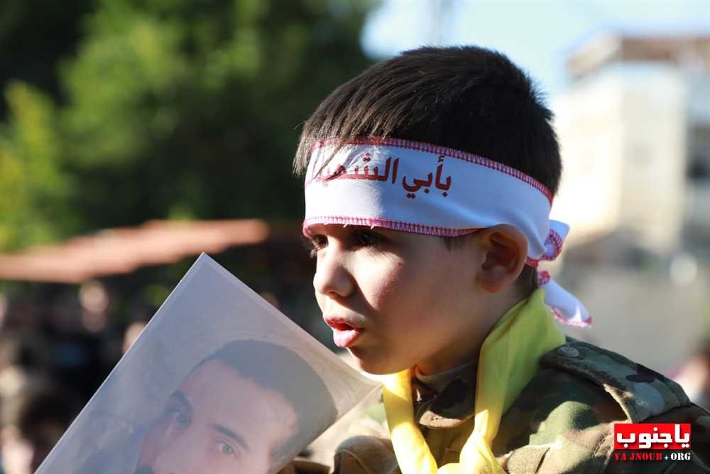 بالصور من تشييع شهيدي البرج الشمالي حسن جعفر و مصطفى سعد
