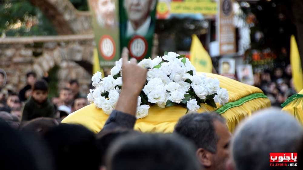 بالصور من تشييع شهيدي البرج الشمالي حسن جعفر و مصطفى سعد