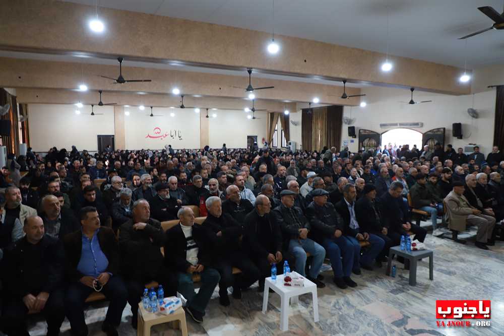 طيردبا : ثالث الفقيدين الغاليين المرحوم مصطفى الزاكري و المرحوم خليل فقيه في حسينية السيدة زينب ع 