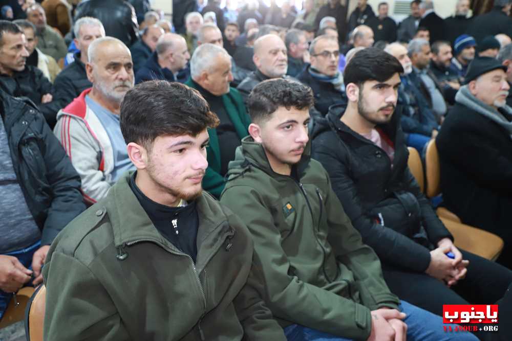 طيردبا : ثالث الفقيدين الغاليين المرحوم مصطفى الزاكري و المرحوم خليل فقيه في حسينية السيدة زينب ع 