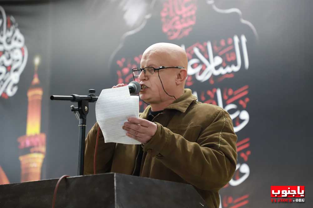 طيردبا : ثالث الفقيدين الغاليين المرحوم مصطفى الزاكري و المرحوم خليل فقيه في حسينية السيدة زينب ع 