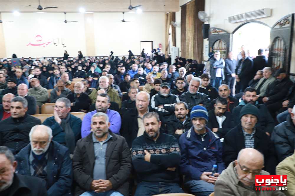 طيردبا : ثالث الفقيدين الغاليين المرحوم مصطفى الزاكري و المرحوم خليل فقيه في حسينية السيدة زينب ع 