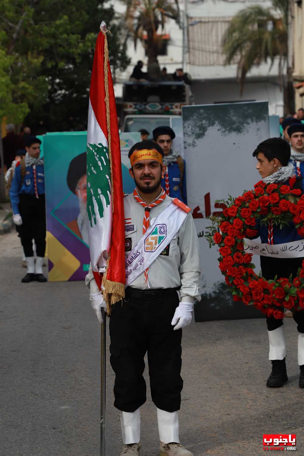 بالصور من تشييع الشهيد علي محمد حدرج في بلدة البازورية الجنوبية /. 200 صورة 