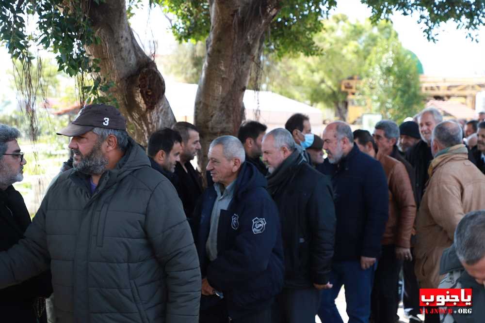 بلدة طيردبا شيعت الفقيدة الغالية المرحومة  الحاجة حياة احمد رضا / ام محمد عجمي الى مثواها الأخير