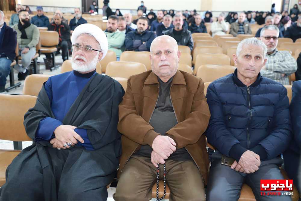طيردبا : حفل تكريمي بمناسبة مرور اسبوع على رحيل فقيد الشباب الغالي المظلوم فؤاد محمد مغنية في حسينية السيدة زينب ع 