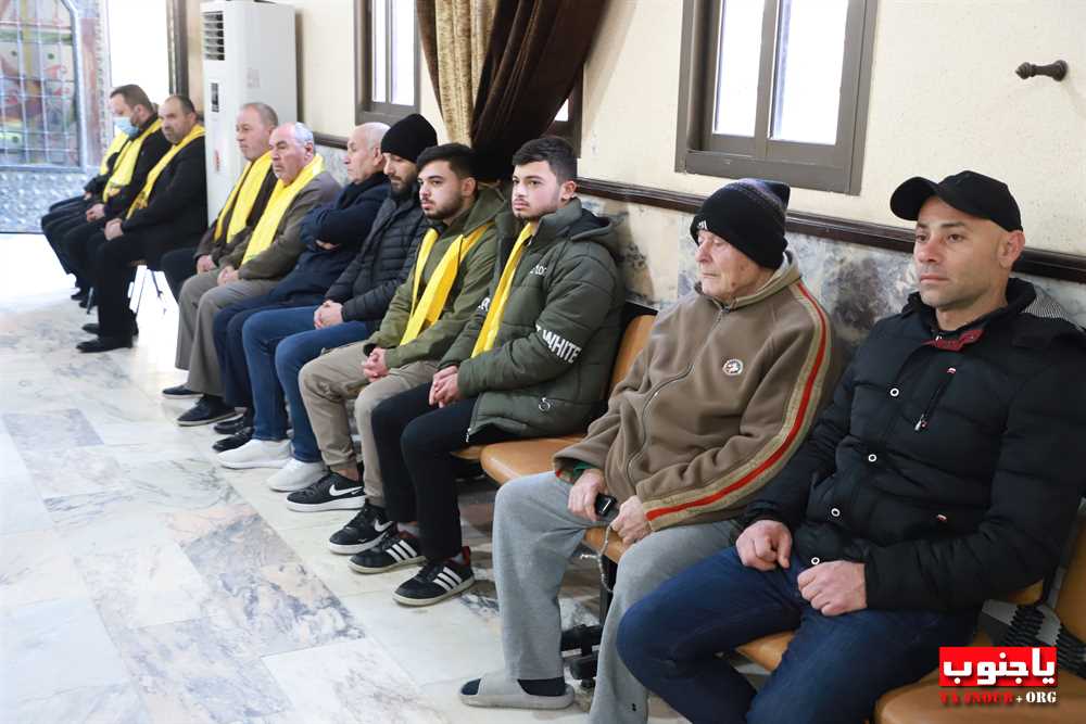 طيردبا : حفل تكريمي بمناسبة مرور اسبوع على رحيل فقيد الشباب الغالي المظلوم فؤاد محمد مغنية في حسينية السيدة زينب ع 