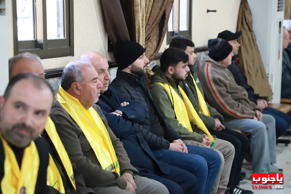 طيردبا : حفل تكريمي بمناسبة مرور اسبوع على رحيل فقيد الشباب الغالي المظلوم فؤاد محمد مغنية في حسينية السيدة زينب ع 