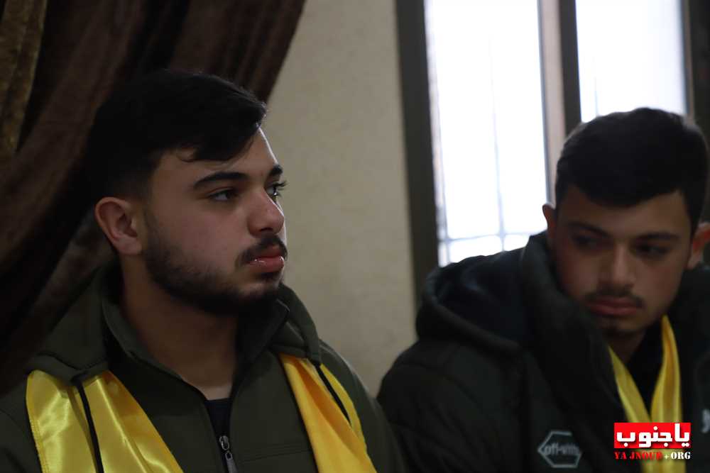 طيردبا : حفل تكريمي بمناسبة مرور اسبوع على رحيل فقيد الشباب الغالي المظلوم فؤاد محمد مغنية في حسينية السيدة زينب ع 
