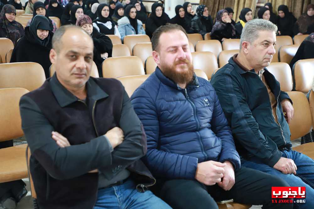 طيردبا : حفل تكريمي بمناسبة مرور اسبوع على رحيل فقيد الشباب الغالي المظلوم فؤاد محمد مغنية في حسينية السيدة زينب ع 