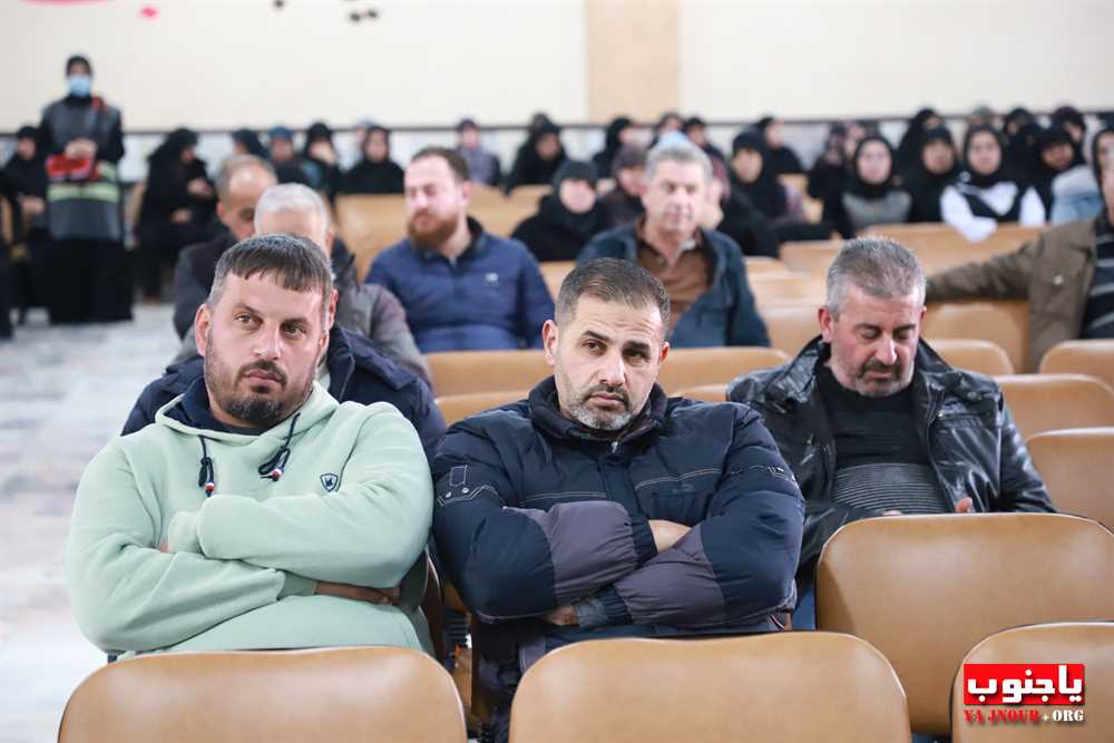 طيردبا : حفل تكريمي بمناسبة مرور اسبوع على رحيل فقيد الشباب الغالي المظلوم فؤاد محمد مغنية في حسينية السيدة زينب ع 