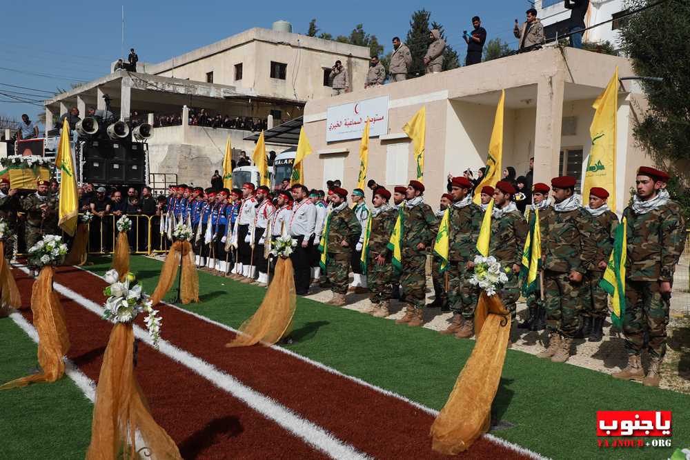 بالصور : تشييع الشهيد عباس أحمد خليل في بلدة السماعية الجنوبية 
