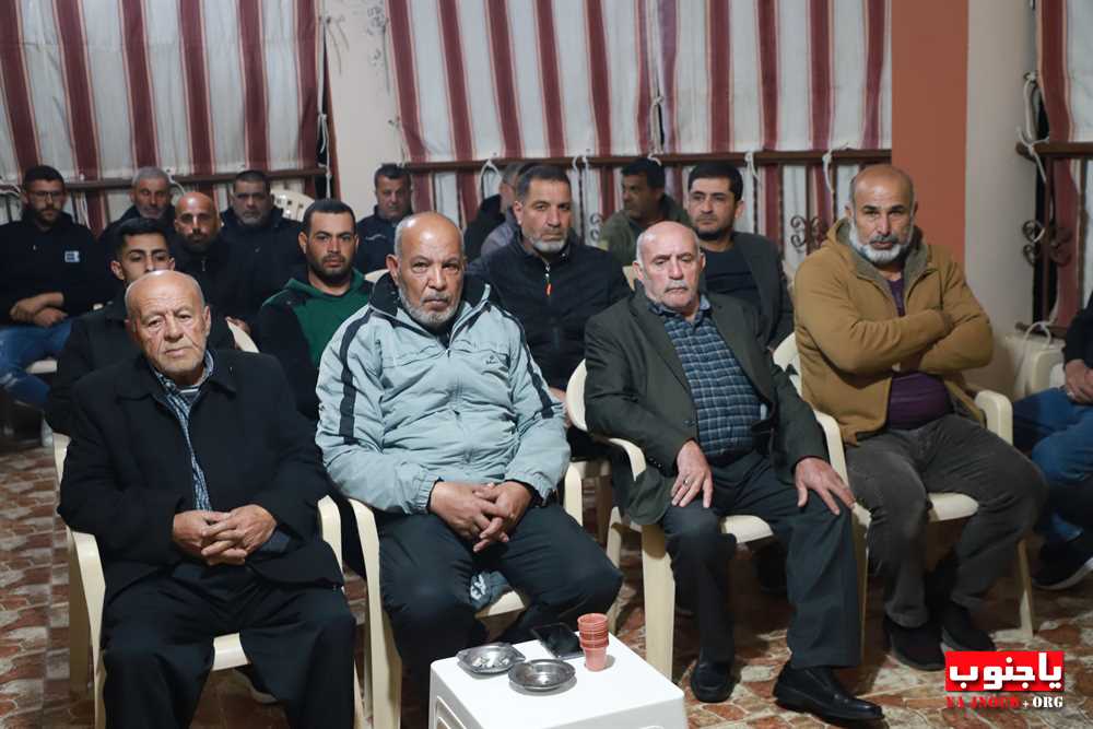 بلدة السماعية : مجلس عزاء حسيني عن روح السعيد عباس خليل في دارة العائلة 