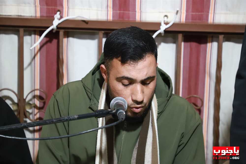 بلدة السماعية : مجلس عزاء حسيني عن روح السعيد عباس خليل في دارة العائلة 