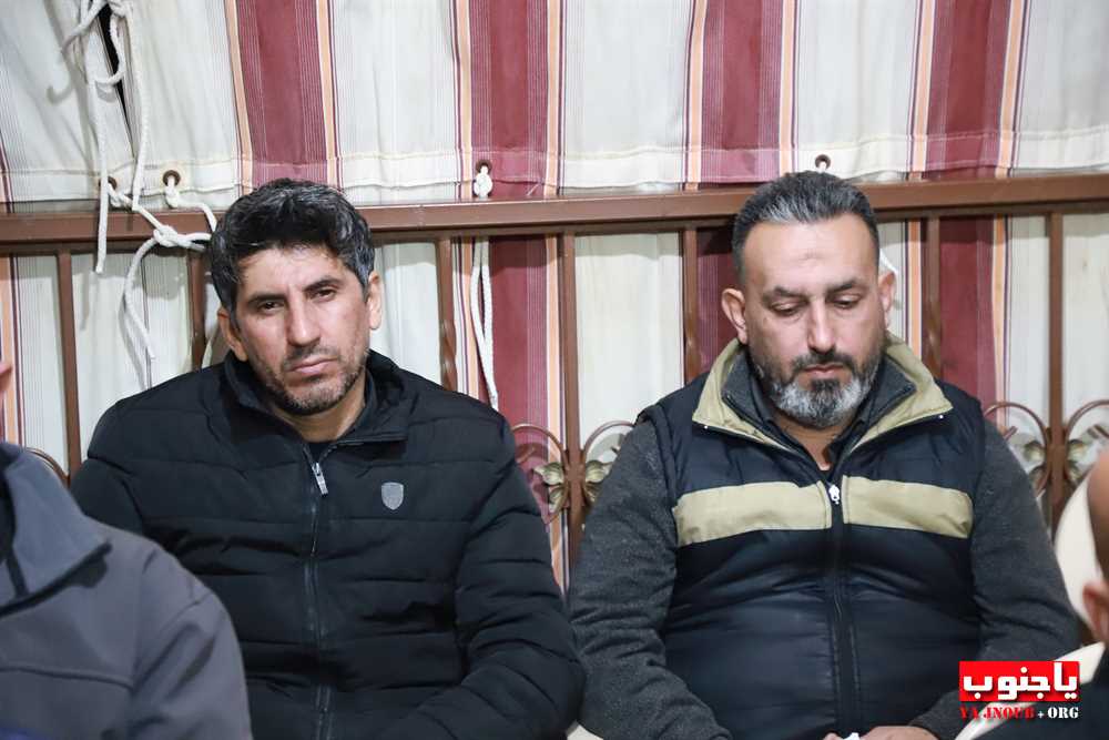 بلدة السماعية : مجلس عزاء حسيني عن روح السعيد عباس خليل في دارة العائلة 