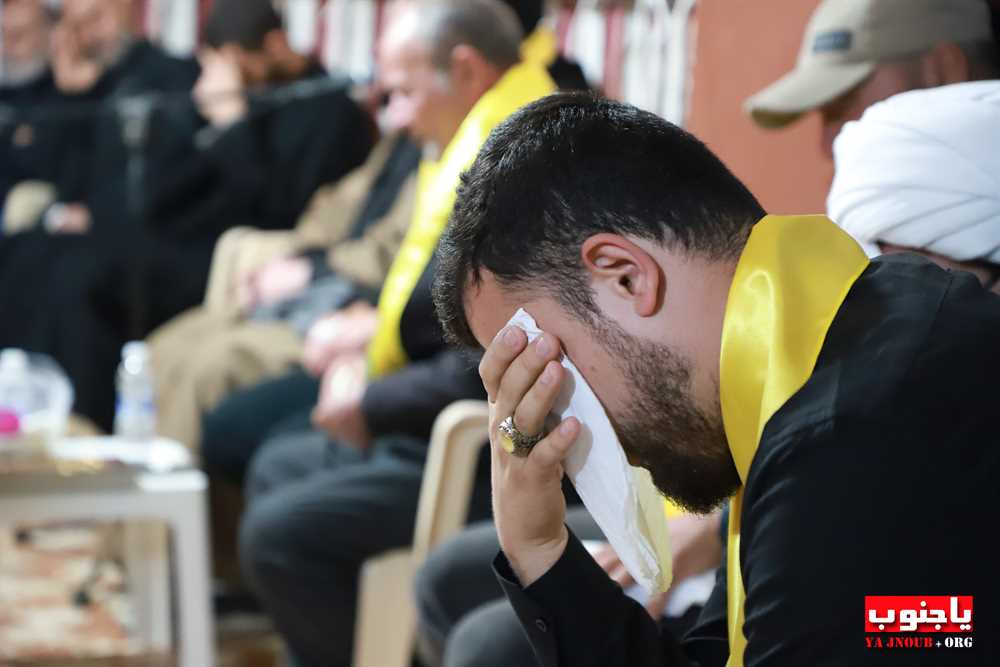 بلدة السماعية : مجلس عزاء حسيني عن روح السعيد عباس خليل في دارة العائلة 