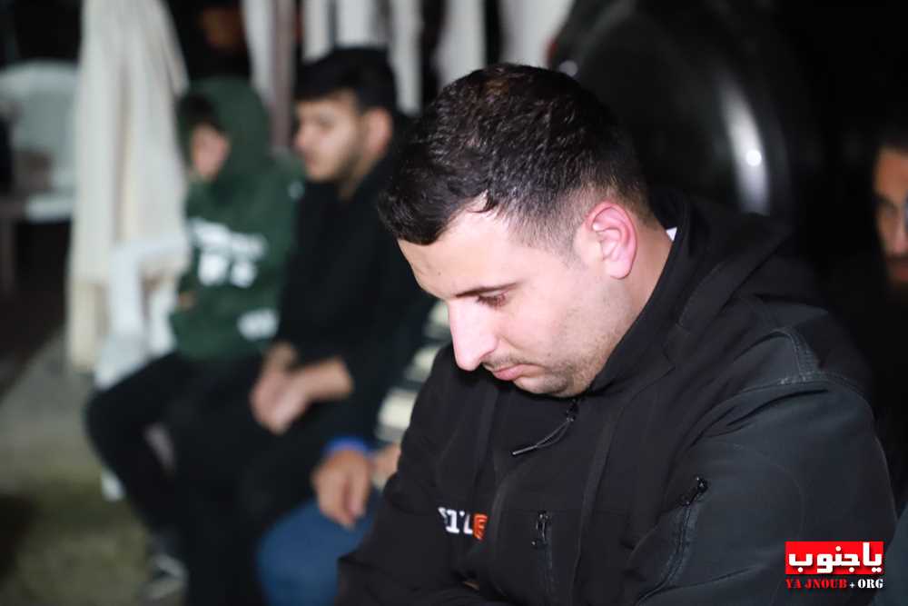 بلدة السماعية : مجلس عزاء حسيني عن روح السعيد عباس خليل في دارة العائلة 