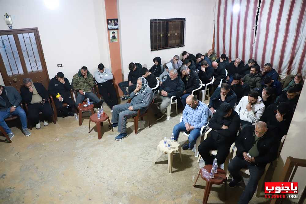 بلدة السماعية : مجلس عزاء حسيني عن روح السعيد عباس خليل في دارة العائلة 