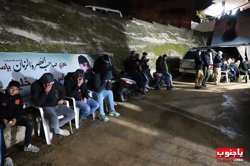 بلدة السماعية : مجلس عزاء حسيني عن روح السعيد عباس خليل في دارة العائلة 