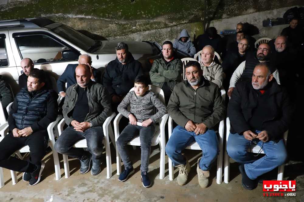 بلدة السماعية : مجلس عزاء حسيني عن روح السعيد عباس خليل في دارة العائلة 