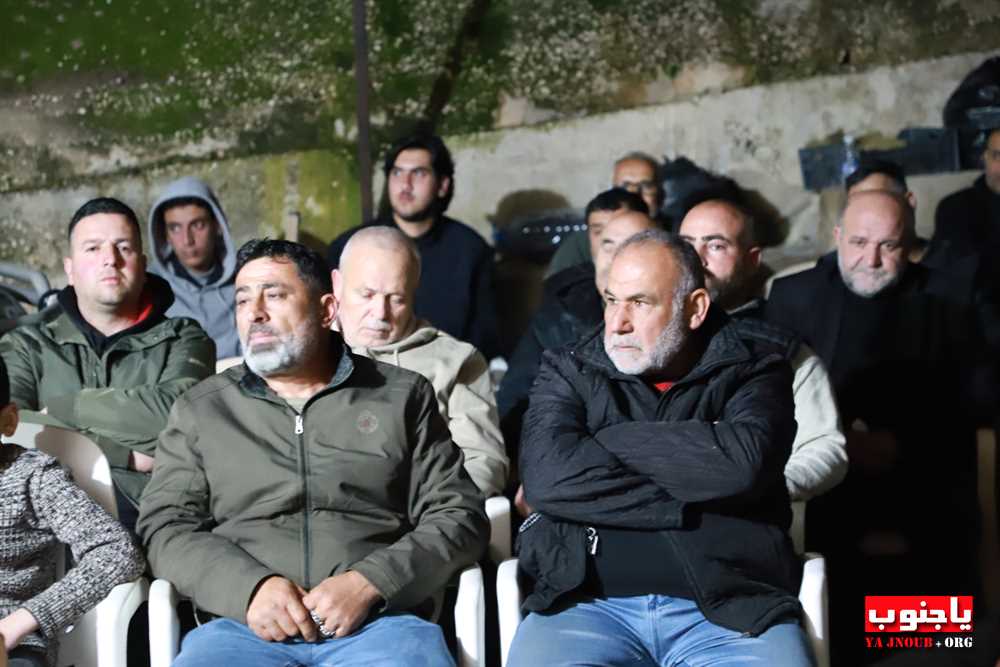 بلدة السماعية : مجلس عزاء حسيني عن روح السعيد عباس خليل في دارة العائلة 