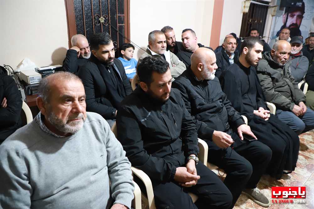 بلدة السماعية الجنوبية : مجلس عزاء حسيني عن روح السعيد عباس احمد خليل في دارة العائلة 