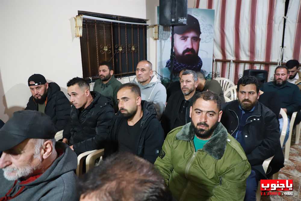 بلدة السماعية الجنوبية : مجلس عزاء حسيني عن روح السعيد عباس احمد خليل في دارة العائلة 