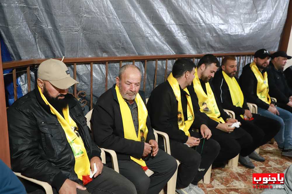بلدة السماعية الجنوبية : مجلس عزاء حسيني عن روح السعيد عباس احمد خليل في دارة العائلة 
