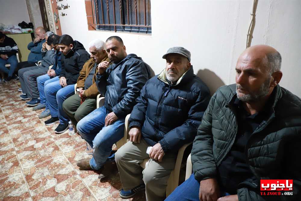 بلدة السماعية الجنوبية : مجلس عزاء حسيني عن روح السعيد عباس احمد خليل في دارة العائلة 