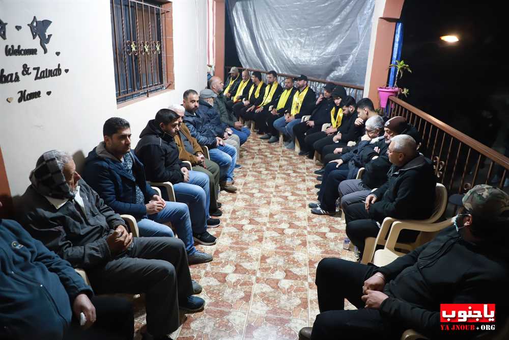 بلدة السماعية الجنوبية : مجلس عزاء حسيني عن روح السعيد عباس احمد خليل في دارة العائلة 
