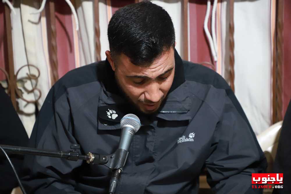بلدة السماعية الجنوبية : مجلس عزاء حسيني عن روح السعيد عباس احمد خليل في دارة العائلة 