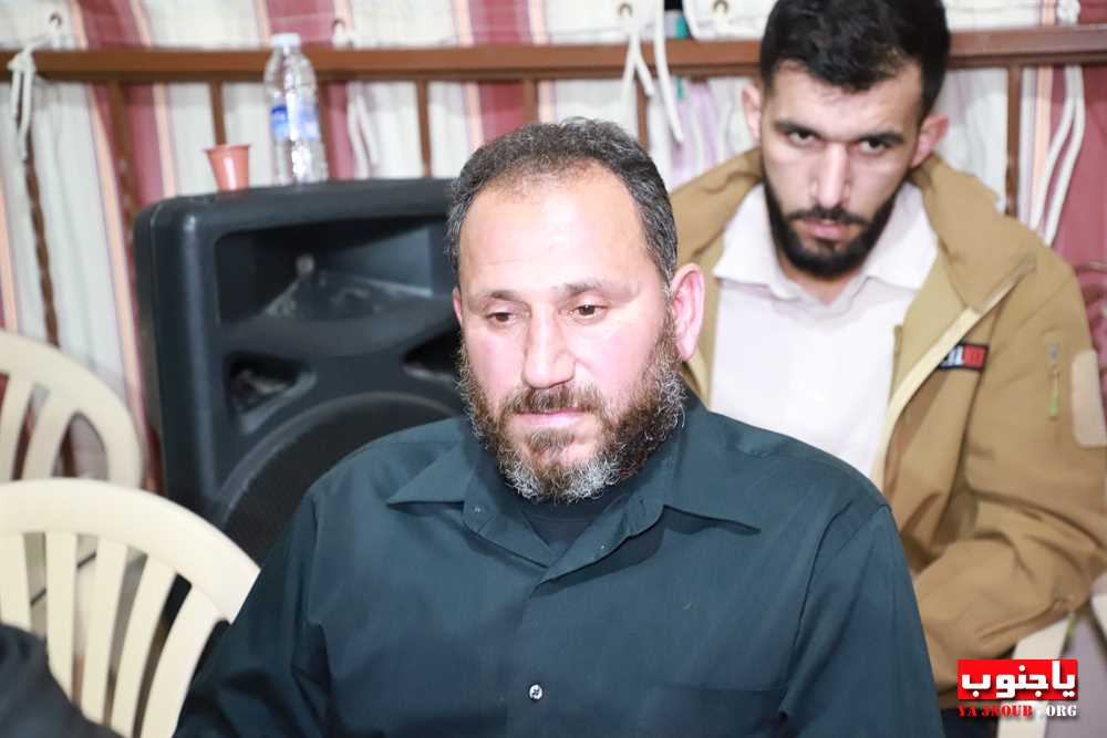 بلدة السماعية الجنوبية : مجلس عزاء حسيني عن روح السعيد عباس احمد خليل في دارة العائلة 