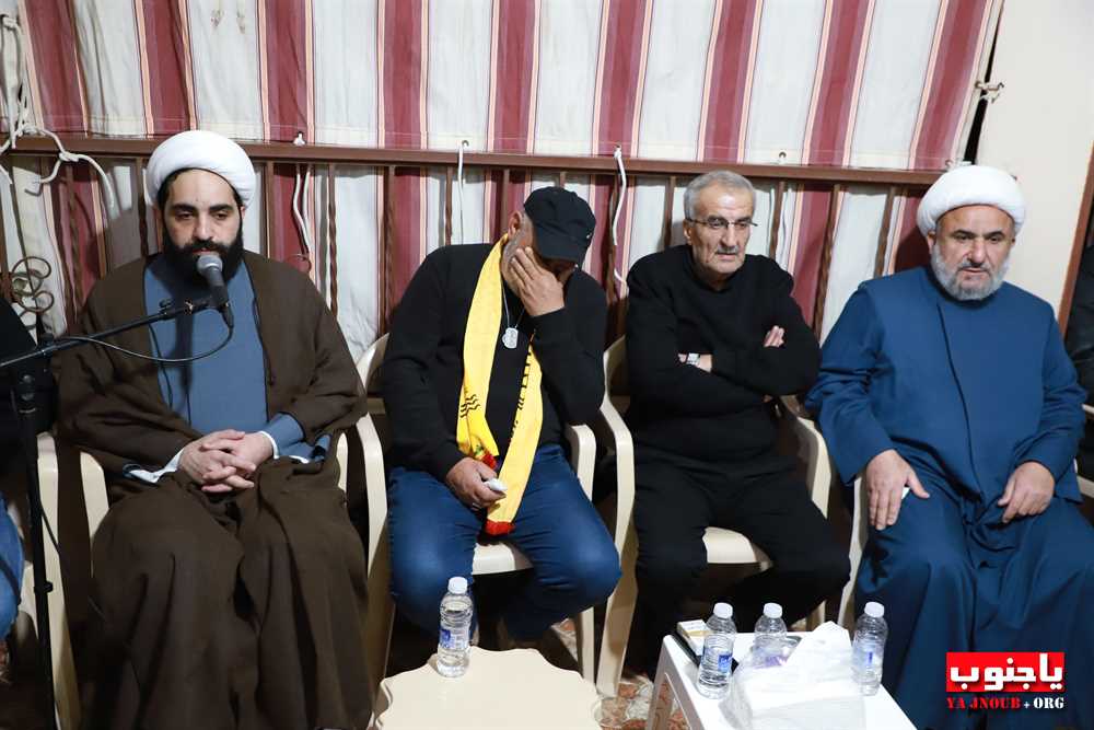 بلدة السماعية الجنوبية : مجلس عزاء حسيني عن روح السعيد عباس احمد خليل في دارة العائلة 