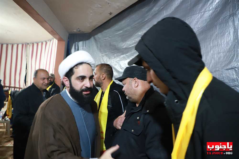 بلدة السماعية الجنوبية : مجلس عزاء حسيني عن روح السعيد عباس احمد خليل في دارة العائلة 