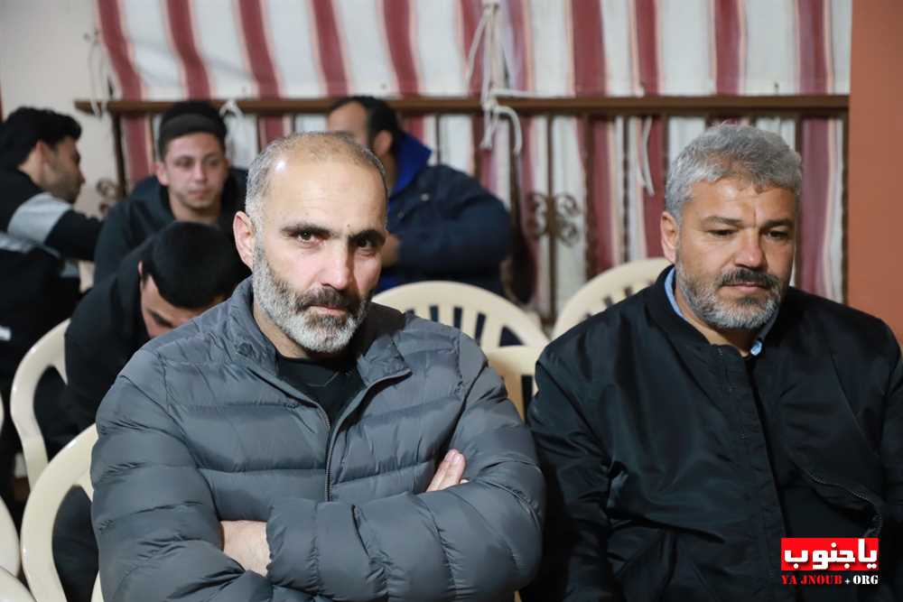 بلدة السماعية الجنوبية : مجلس عزاء حسيني عن روح السعيد عباس احمد خليل في دارة العائلة 