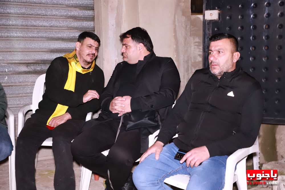 بلدة السماعية الجنوبية : مجلس عزاء حسيني عن روح السعيد عباس احمد خليل في دارة العائلة 