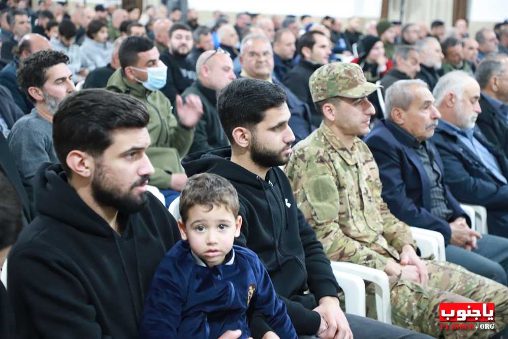 طيردبا : حفل تأبيني حاشد في أسبوع الشهيد محمد علي غبريس في مجمع الشهيد القائد الحاج عماد مغنية 