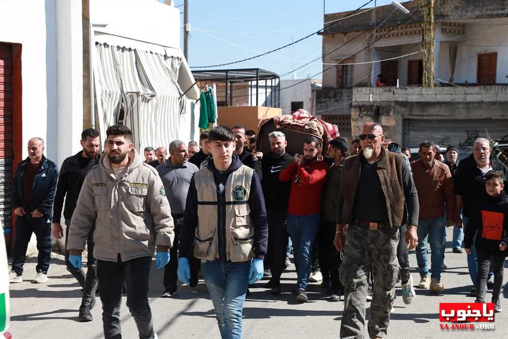 بلدة طيردبا شيعت الفقيدة الغالية المرحومة نعماة حسن شور / ام محمود شحادة الى مثواها الأخير 