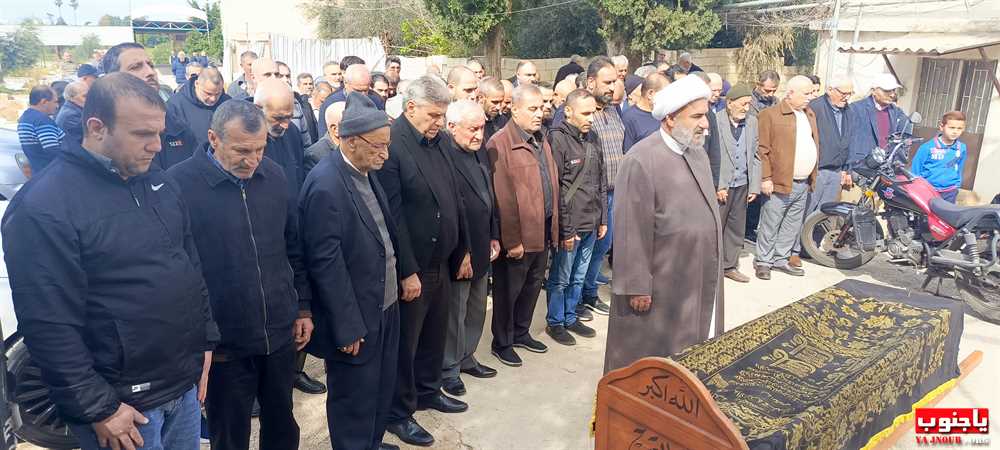 بلدة طربيخا شيعت الفقيدة الغالية الحاجة سكنة عبد الحسن فقية (إم سليمان الغول) الى مثواها الأخير في جبانة بلدة المعشوق _صور تصوير : وسام حسن